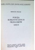 Poezja romantycznych przełomów szkice
