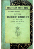 Dzieje Wszechnicy Krakowskiej 1900 r.