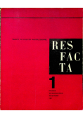 Teksty o muzyce współczesnej Resfacta 1