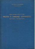 Obliczenia statyczne prętów o zmiennej sztywności