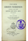 Index Librorum Prohibitorum 1899 r.