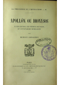 Apollon ou Dionysos 1905 r