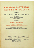 Katalog zabytków sztuki w Polsce Tom VI Zeszyt 1