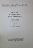 Słownik staropolskich nazw osobowych