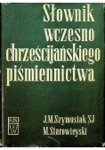 Słownik wczesno chrześcijańskiego piśmiennictwa