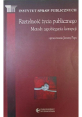 Rzetelność życia publicznego. Metody zapobiegania korupcji