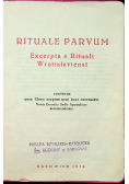 Rituale Parvum Excerpta e Rituali Wratislaviensi