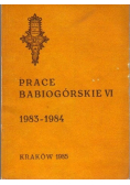 Prace Babiogórskie VI 1983 1984