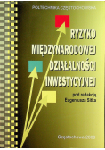 Ryzyko międzynarodowej działalności inwestycyjnej