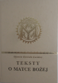 Teksty o Matce Bożej