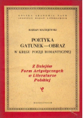 Poetyka gatunek obraz w kręgu poezji romantycznej