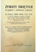 Żywoty świętych Starego i Nowego Zakonu 1935 r.
