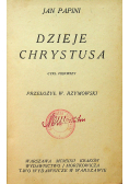 Dzieje Chrystusa 1922 r