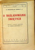 O naśladowaniu świętych 1928 r