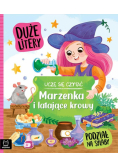 Marzenka i latające krowy. Uczę się czytać. Duże litery. Podział na sylaby