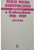 Dzieje ruchu robotniczego 1918 1939 część II