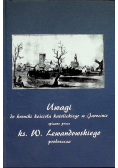 Uwagi do kroniki kościoła katolickiego w Jarocinie