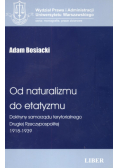 Bosiacki Adam - Od naturalizmu do etatyzmu