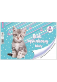 Blok rysunkowy biały A4/20K The sweet Pets