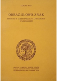 Obraz słowo znak