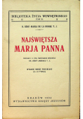 Najświętsza Marja Panna 1934r
