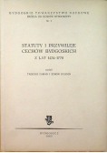 Statuty i przywileje Cechów Bydgoskich z lat 1434 1770