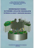 Zrównoważony rozwój na poziomie lokalnym i regionalnym