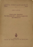 Poglądy prawne niewolników i proletariuszy rzymski