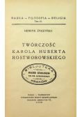 Twórczość Karola Huberta Rostworowskiego 1938 r.