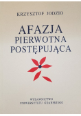Afazja pierwotna postępująca