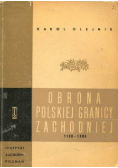 Obrona polskiej granicy zachodniej