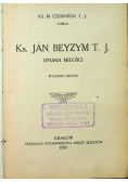 Ks Jan Beyzym T J Ofiara miłości 1922 r