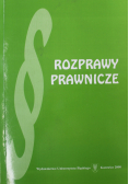 Rozprawy prawnicze