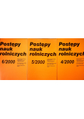 Postępy nauk rolniczych 3 tomy