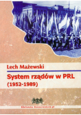System rządów w PRL 1952-1989