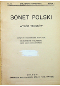 Sonet polski  1925 r