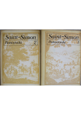 Saint Simon Pamiętniki Tom I i II