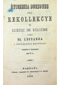 Ćwiczenia duchowne czyli Rekollekcye na dziesięć dni rozłożone 1863 r.