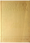 Listy do Koryntian Wstęp przekład komentarz