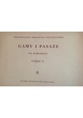 Gamy i pasaże na fortepian Część I