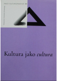 Kultura jako cultura