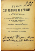 Żywot Św Antoniego z Padwy 1894 r.