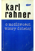 O możliwościach wiary dzisiaj