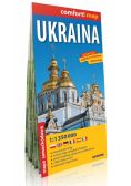 Ukraina laminowana mapa samochodowa 1:1 350 000