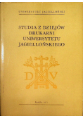 Studia z dziejów drukarni Uniwersytetu Jagiellońskiego 1783-1974