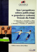 Stan i perspektywy sektora publicznego w gospodarce rynkowej Wnioski dla Polski