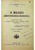 O miłości ukrzyżowanego Zbawiciela 1933 r.