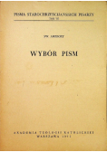 Wybór pism, Tom VII