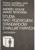 Studia nad rozwojem standardów ewaluatywnych