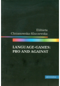 Language games Pro and against
